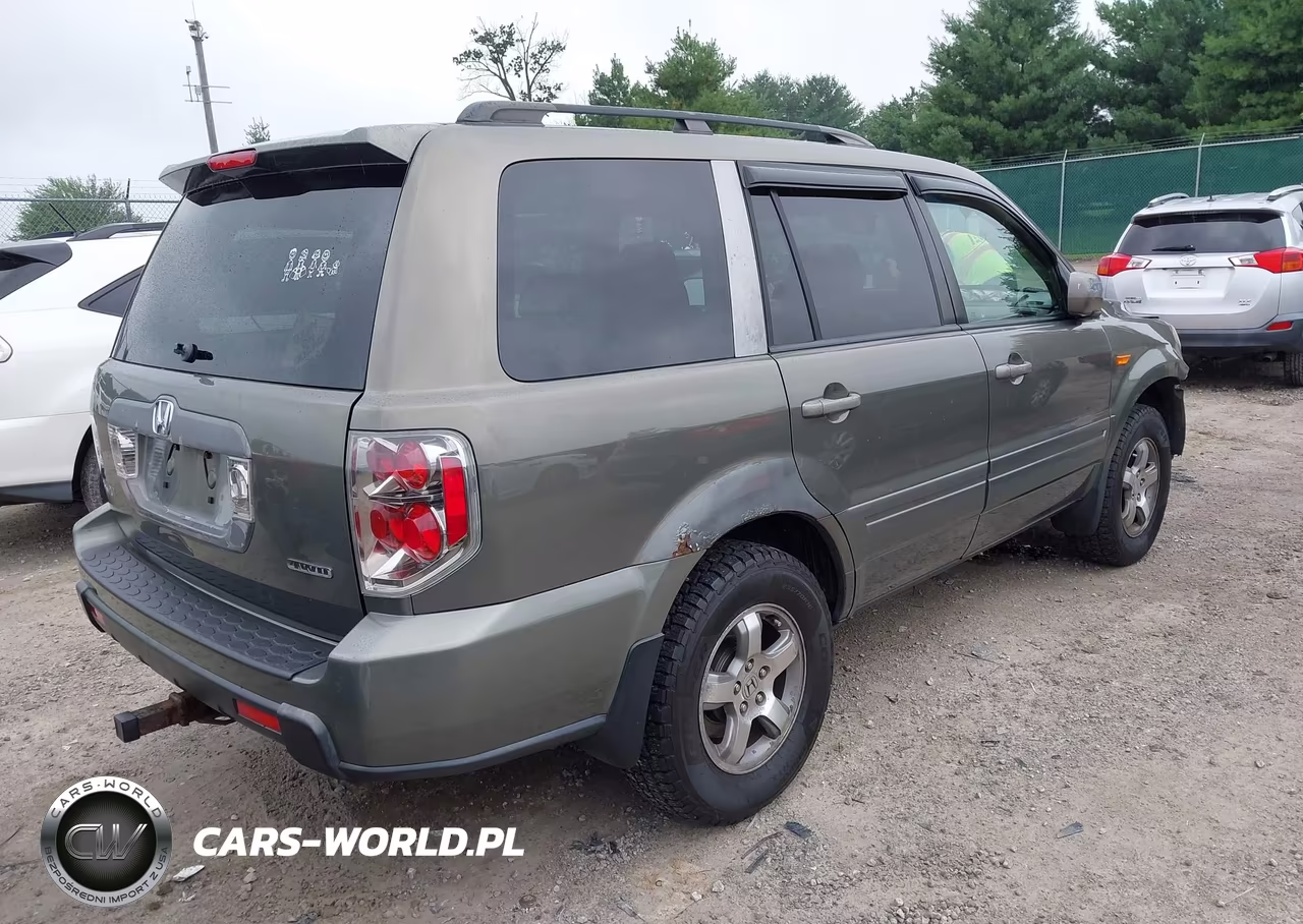 2007 Honda Pilot Ex-L VIN:2HKYF18597H520640 - 4