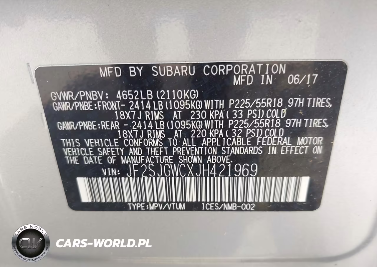 2018 Subaru Forester 2.0Xt Touring VIN:JF2SJGWCXJH421969 - 9