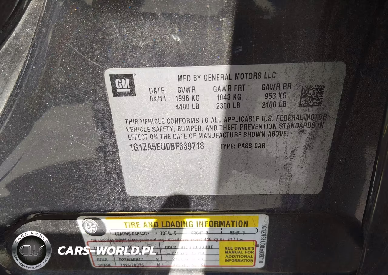 2011 Chevrolet Malibu Ls VIN:1G1ZA5EU0BF339718 - 9