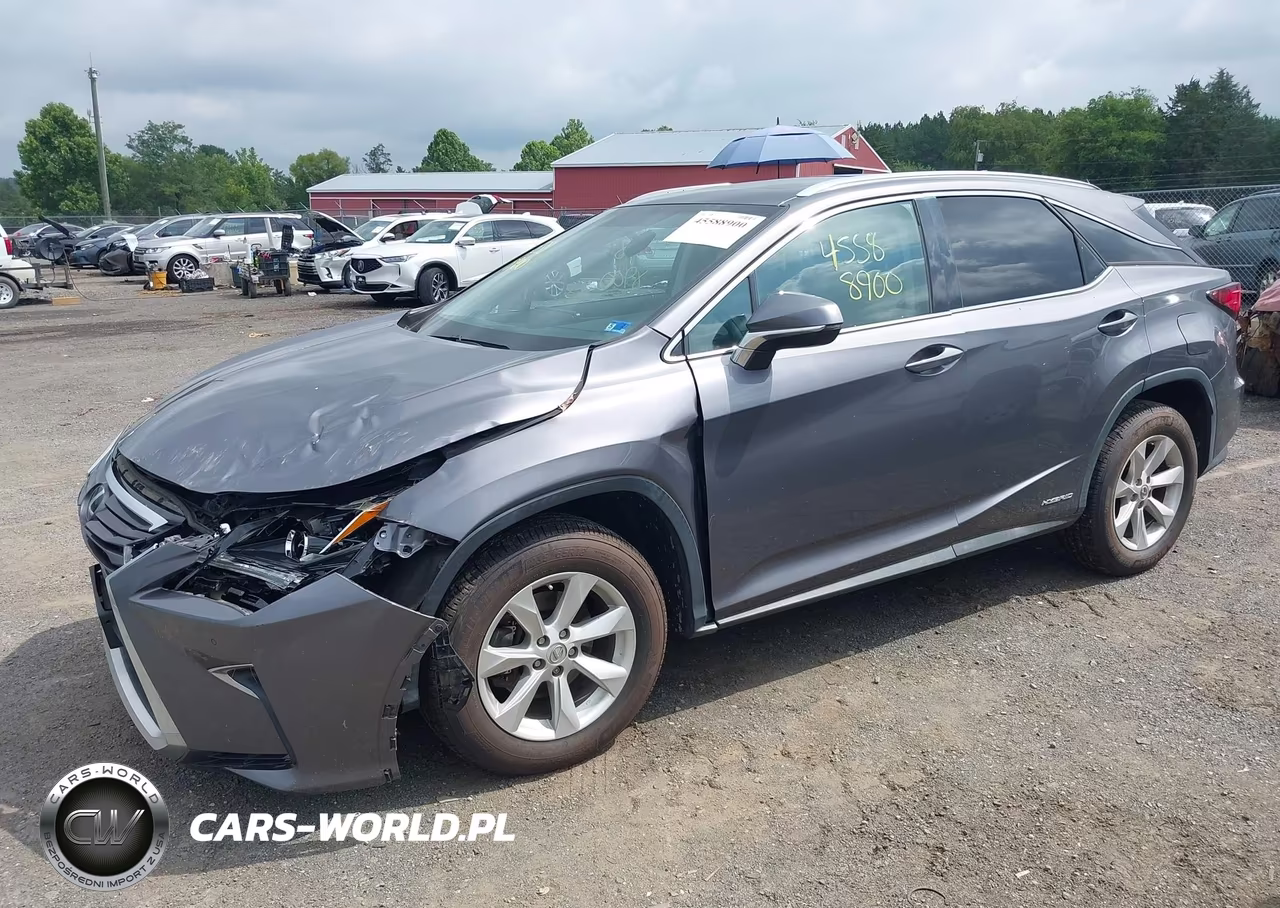 2016 Lexus Rx 450H VIN:2T2BGMCAXGC002091 - 2