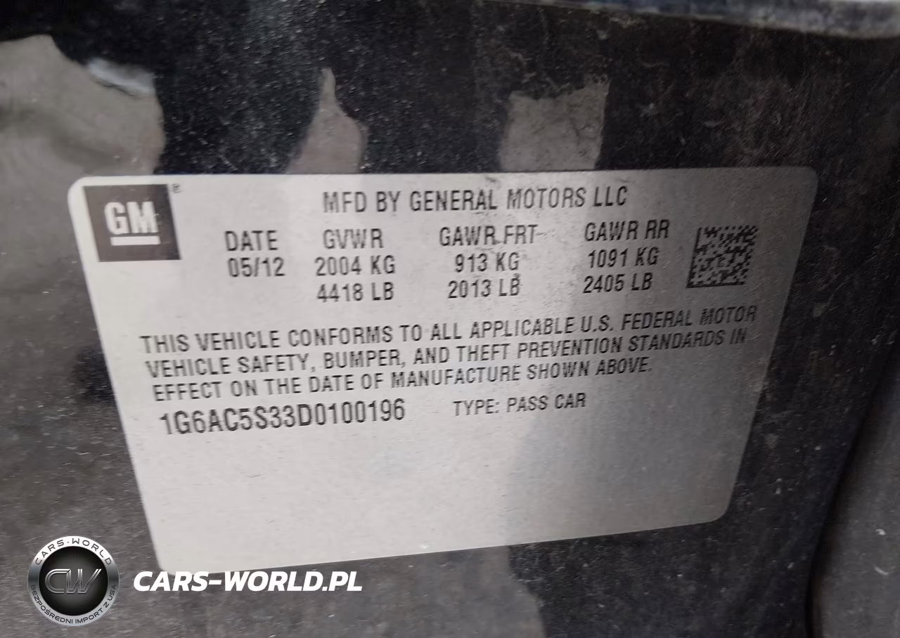 2013 Cadillac Ats Performance VIN:1G6AC5S33D0100196 - 9