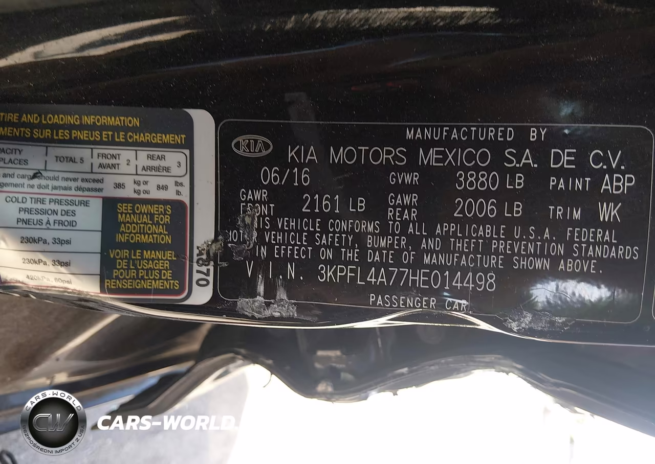 2017 Kia Forte Lx VIN:3KPFL4A77HE014498 - 9