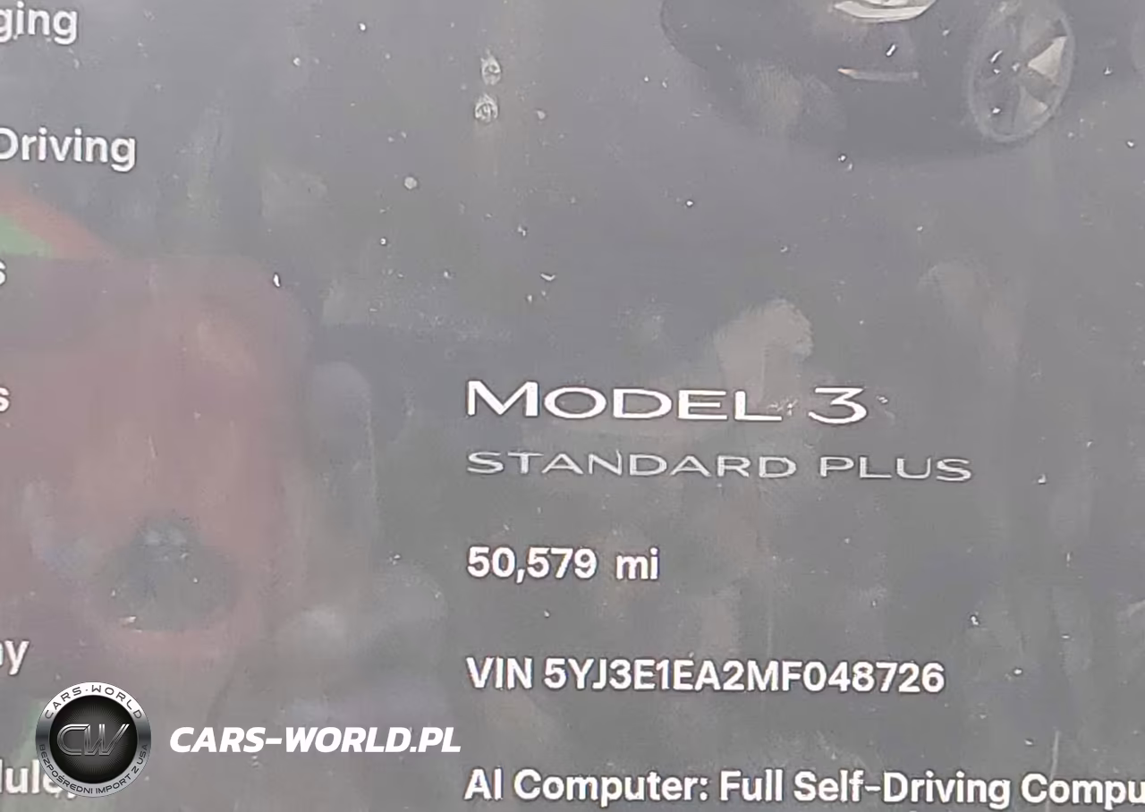 2021 Tesla Model 3 Standard Range Plus Rear-Wheel Drive VIN:5YJ3E1EA2MF048726 - 14
