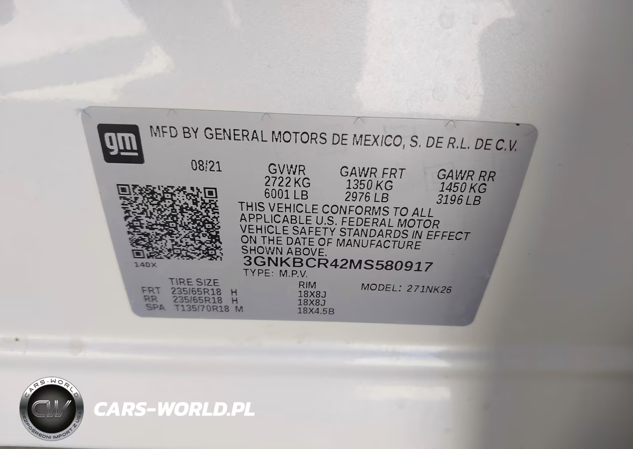 2021 Chevrolet Blazer Fwd 2Lt VIN:3GNKBCR42MS580917 - 9