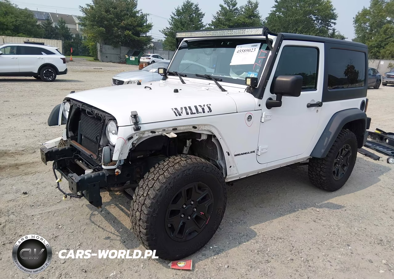2015 Jeep Wrangler Willys Wheeler VIN:1C4GJWAG9FL757478 - 2