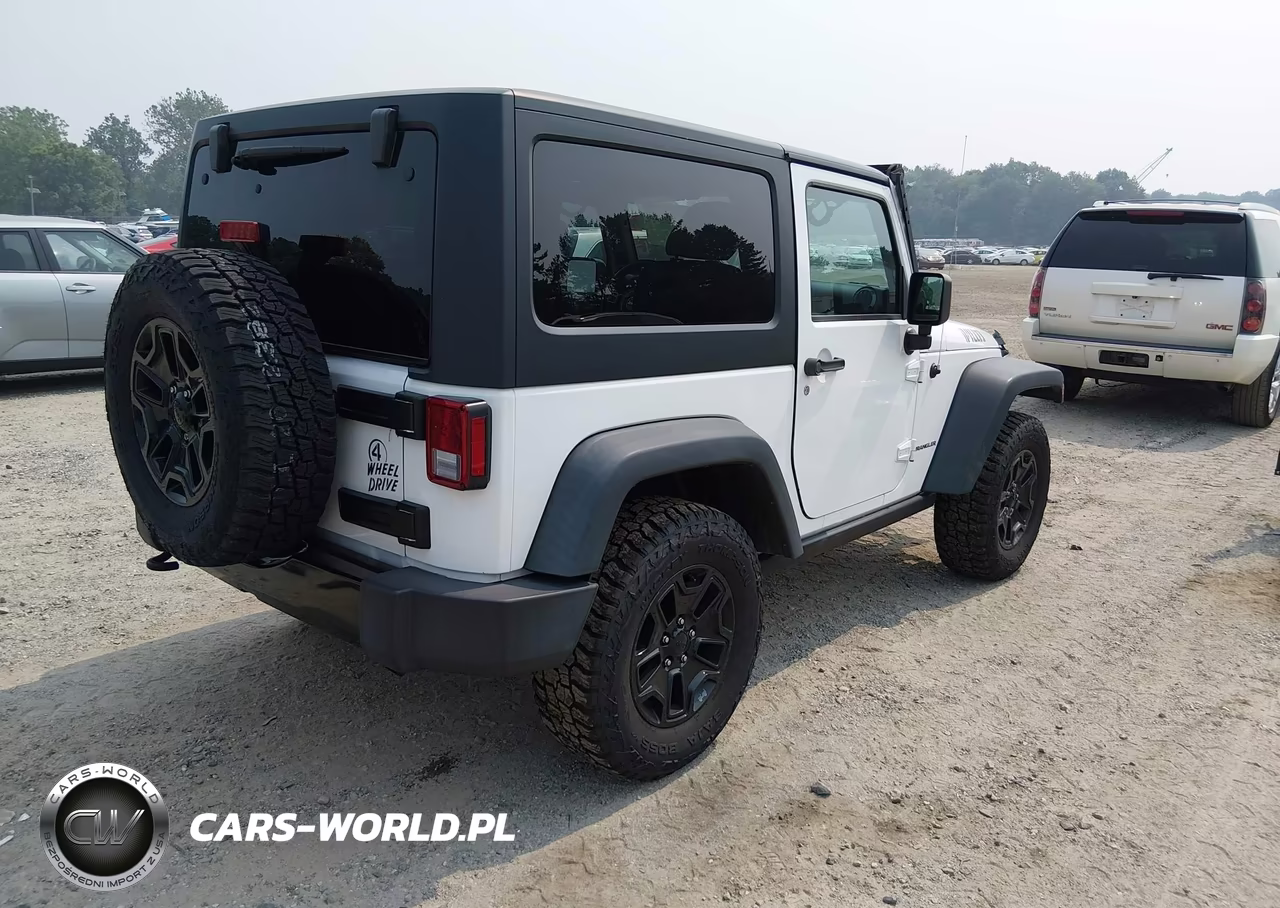 2015 Jeep Wrangler Willys Wheeler VIN:1C4GJWAG9FL757478 - 4