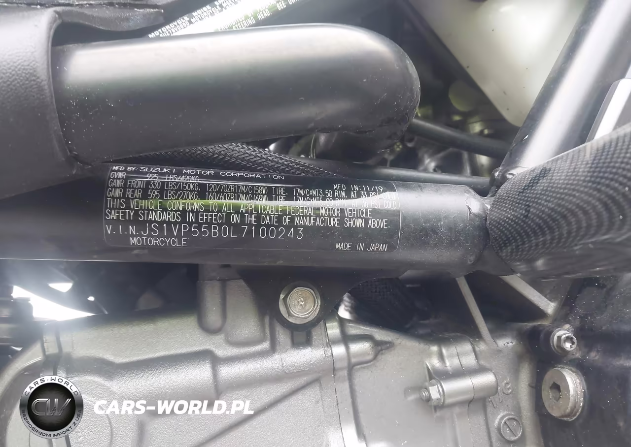 2020 Suzuki Sv650 A-X VIN:JS1VP55B0L7100243 - 10