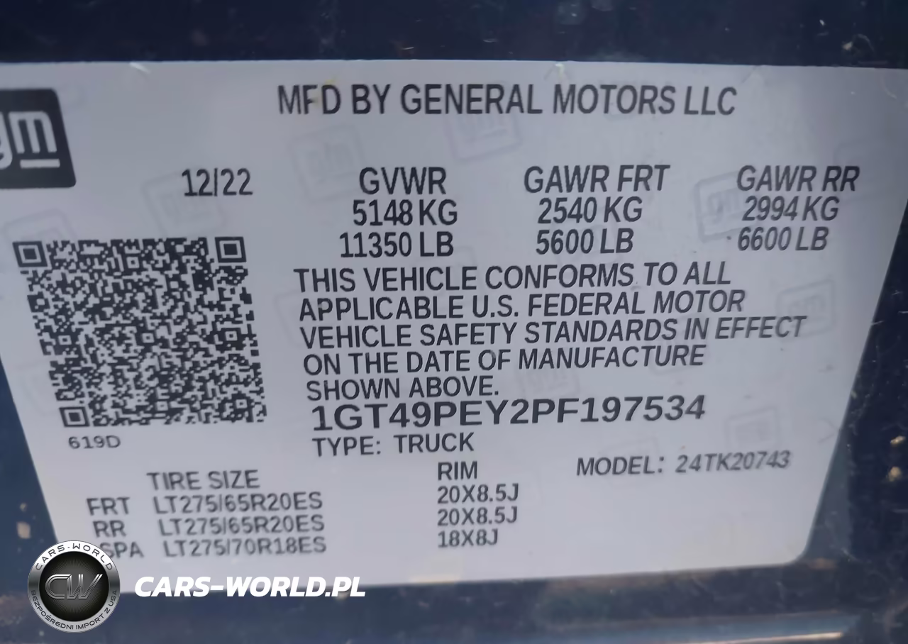 2023 GMC Sierra 2500Hd 4Wd Standard Bed At4 VIN:1GT49PEY2PF197534 - 9