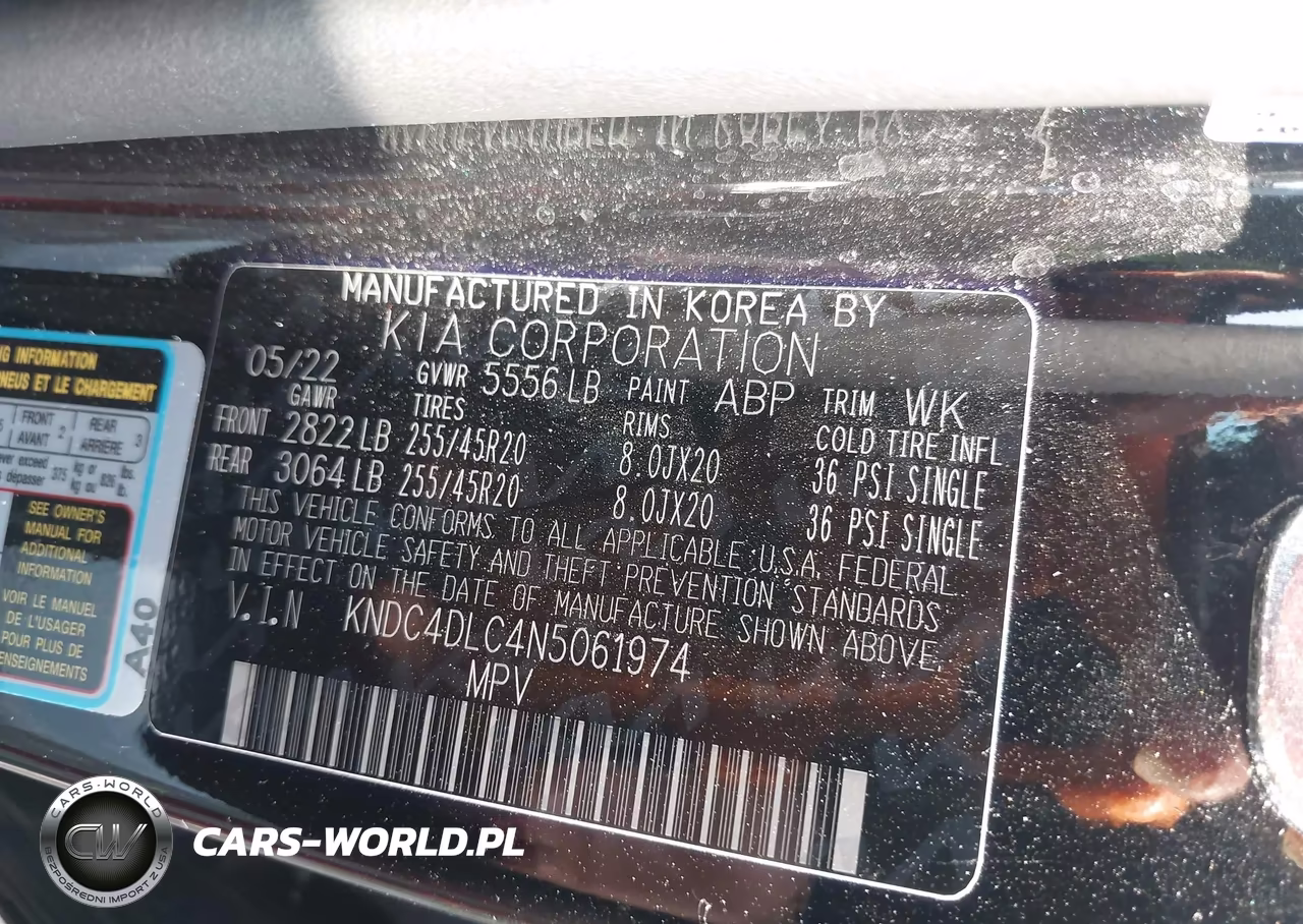 2022 Kia Ev6 Gt-Line VIN:KNDC4DLC4N5061974 - 9
