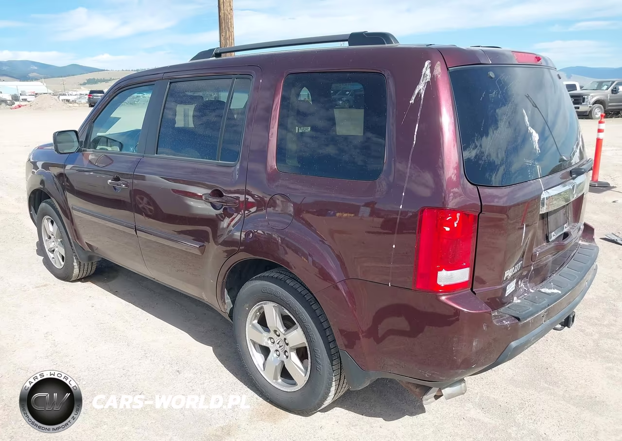 2011 Honda Pilot Ex-L VIN:5FNYF4H60BB070801 - 3
