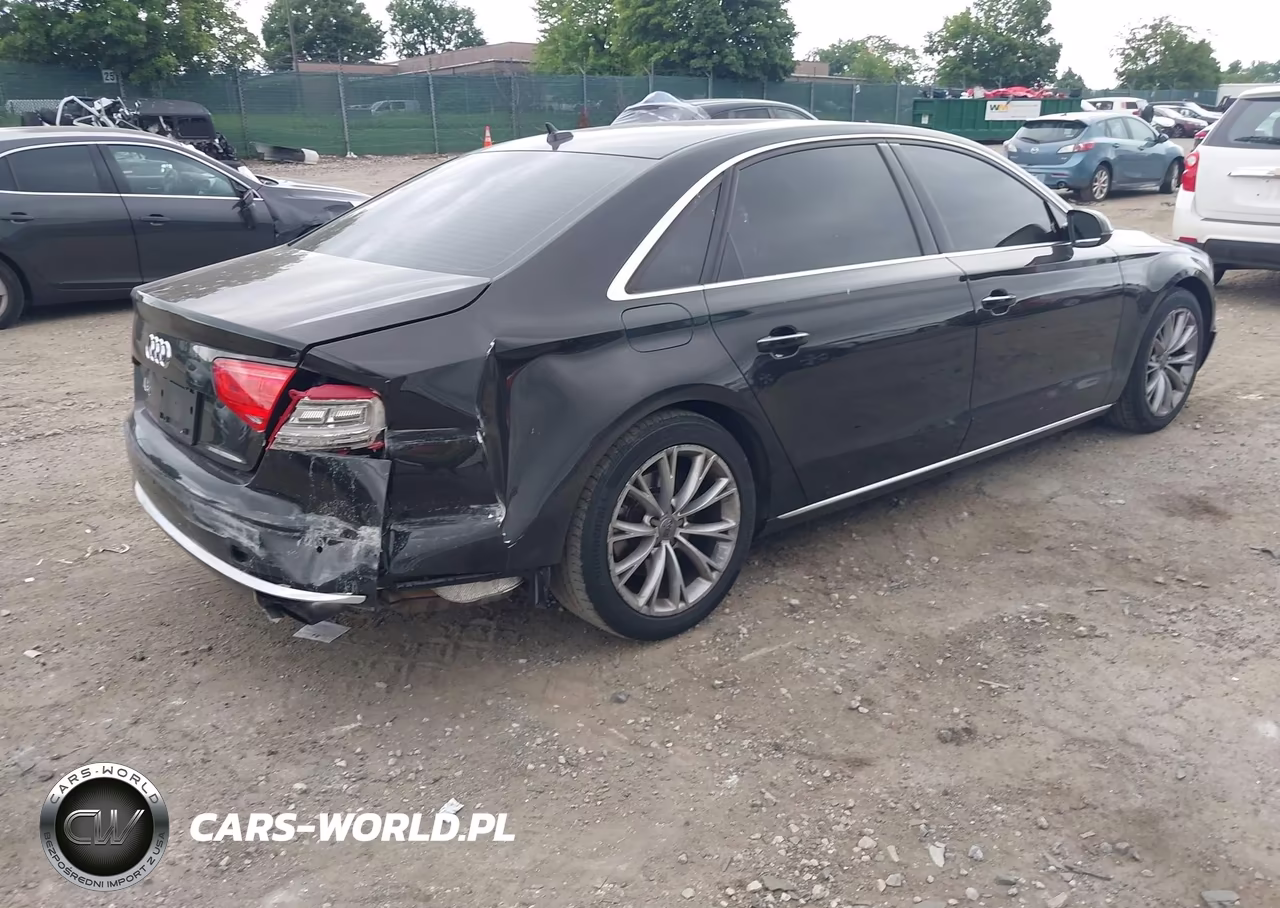 2014 Audi A8 L 3.0T VIN:WAURGAFD2EN010507 - 4