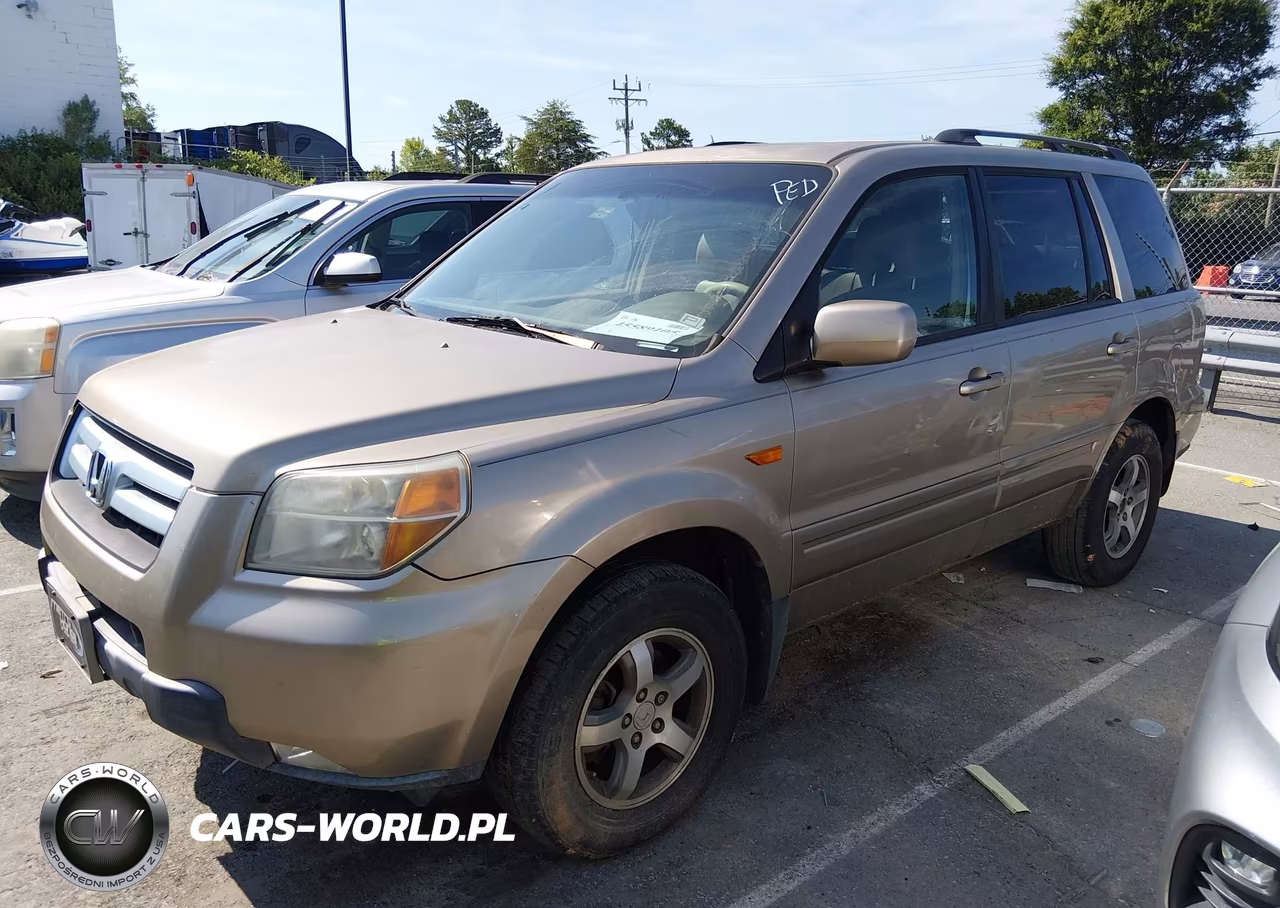 2007 Honda Pilot Ex-L VIN:5FNYF28797B027742 - 2