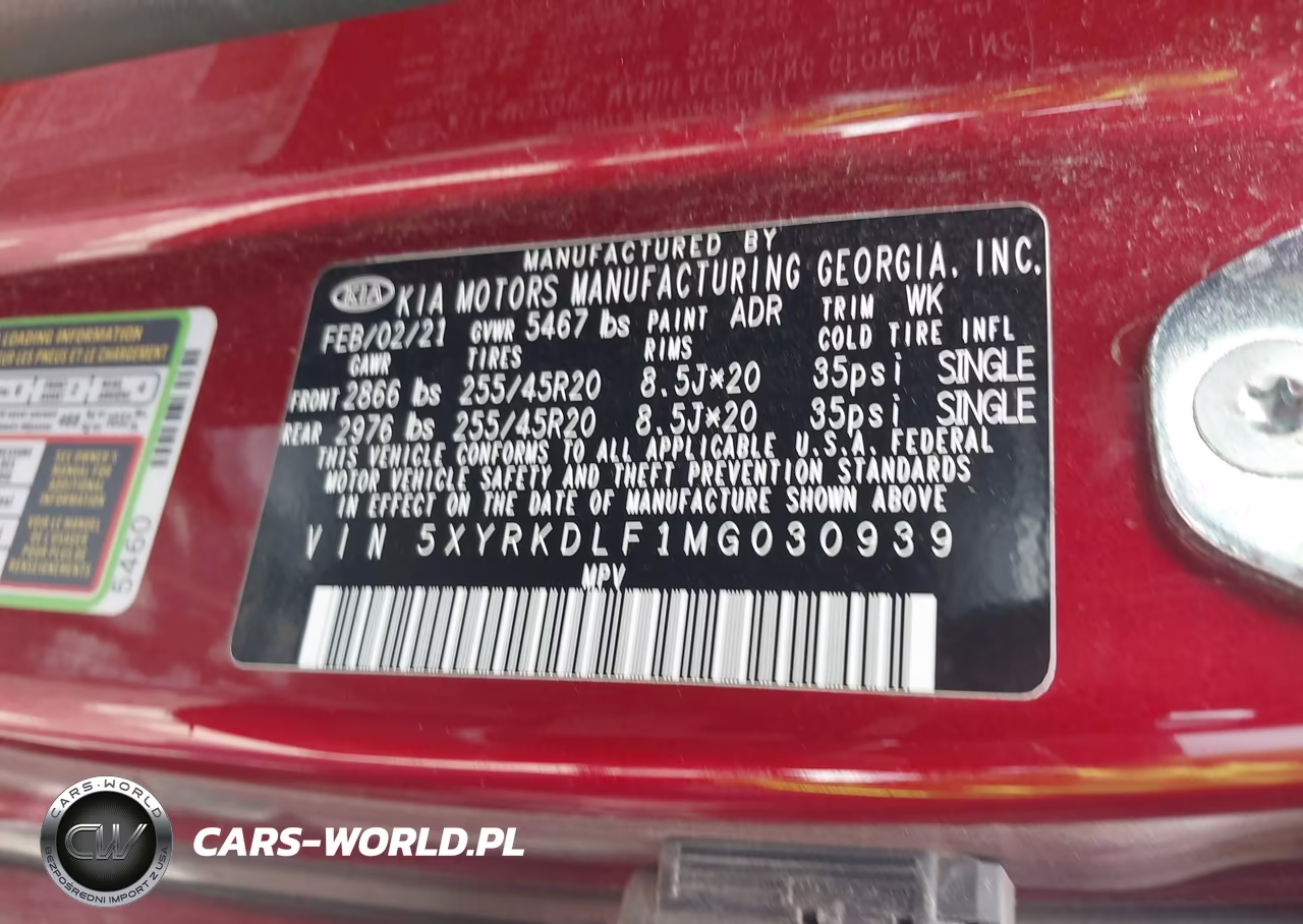 2021 Kia Sorento Sx VIN:5XYRKDLF1MG030939 - 9