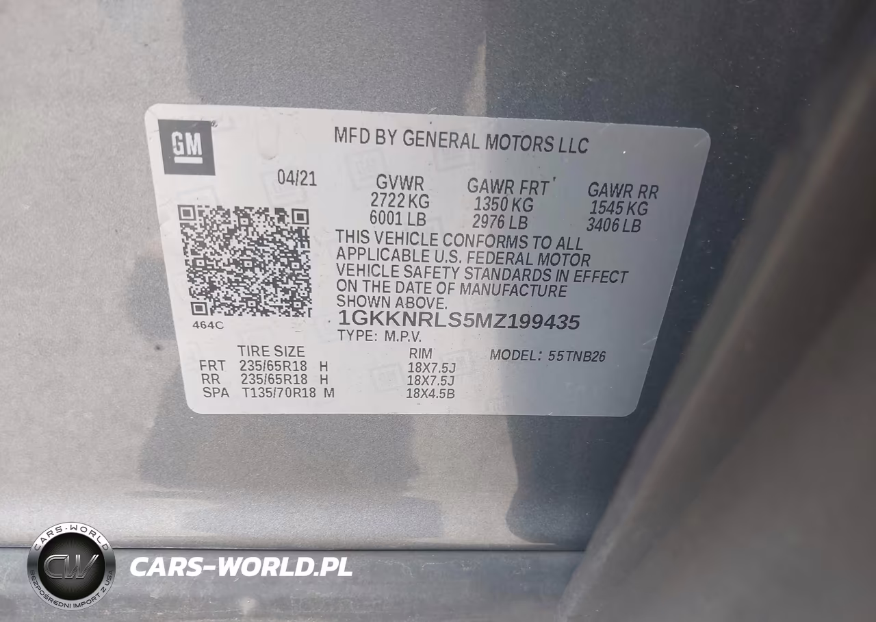 2021 GMC Acadia Awd Sle VIN:1GKKNRLS5MZ199435 - 9