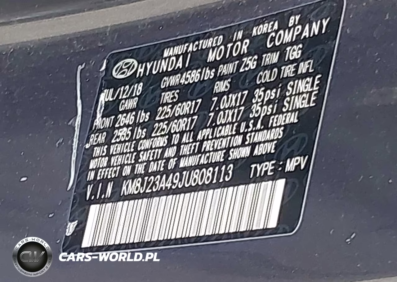 2018 Hyundai Tucson Se VIN:KM8J23A49JU808113 - 9