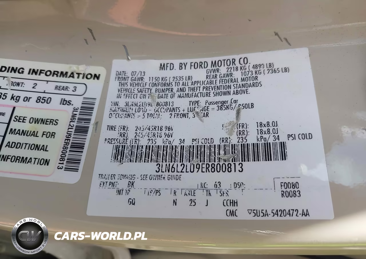 2014 Lincoln Mkz Hybrid VIN:3LN6L2LU9ER800813 - 9