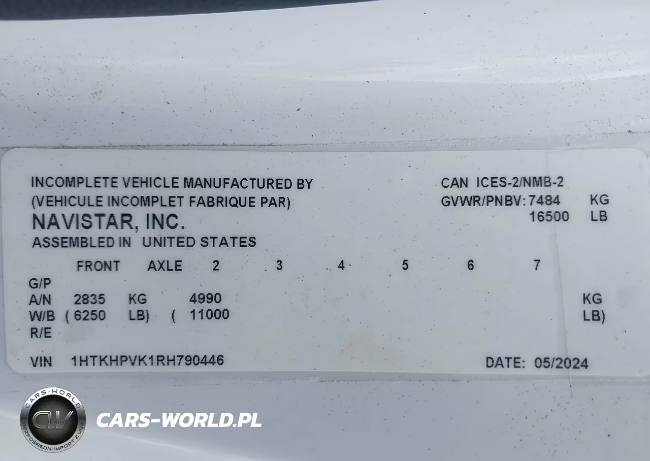 2024 Chevrolet Silverado 6500Hd 1Wt VIN:1HTKHPVK1RH790446 - 8