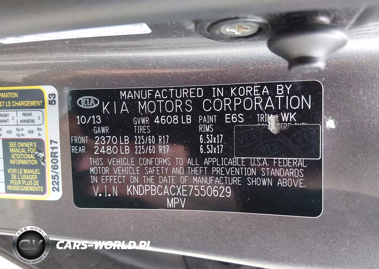 2014 Kia Sportage Lx VIN:KNDPBCACXE7550629 - 9