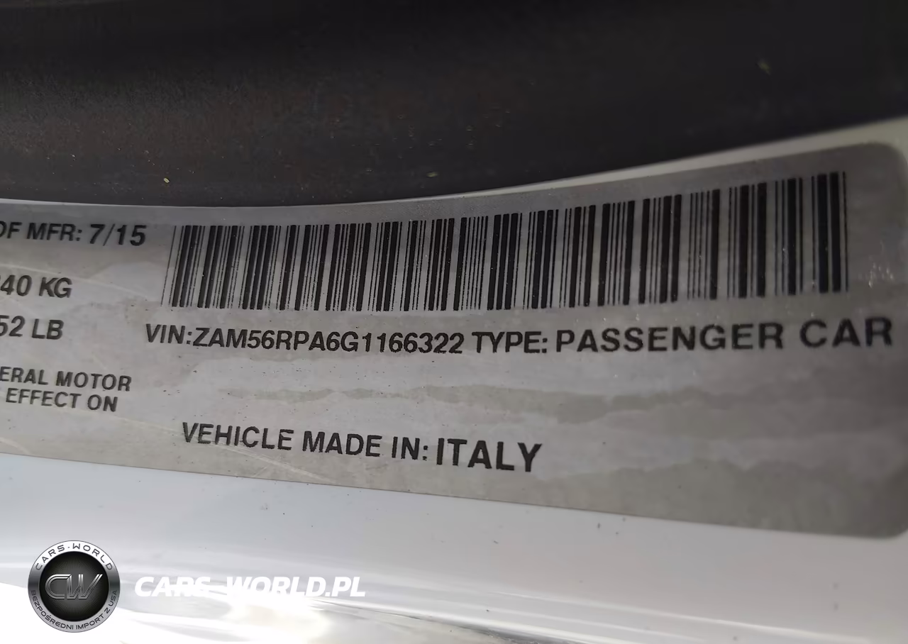 2016 Maserati Quattroporte S VIN:ZAM56RPA6G1166322 - 9
