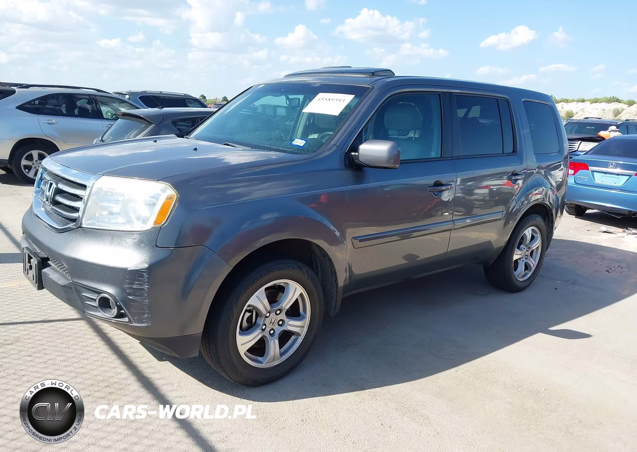 2012 Honda Pilot Ex-L VIN:5FNYF3H63CB006165 - 2
