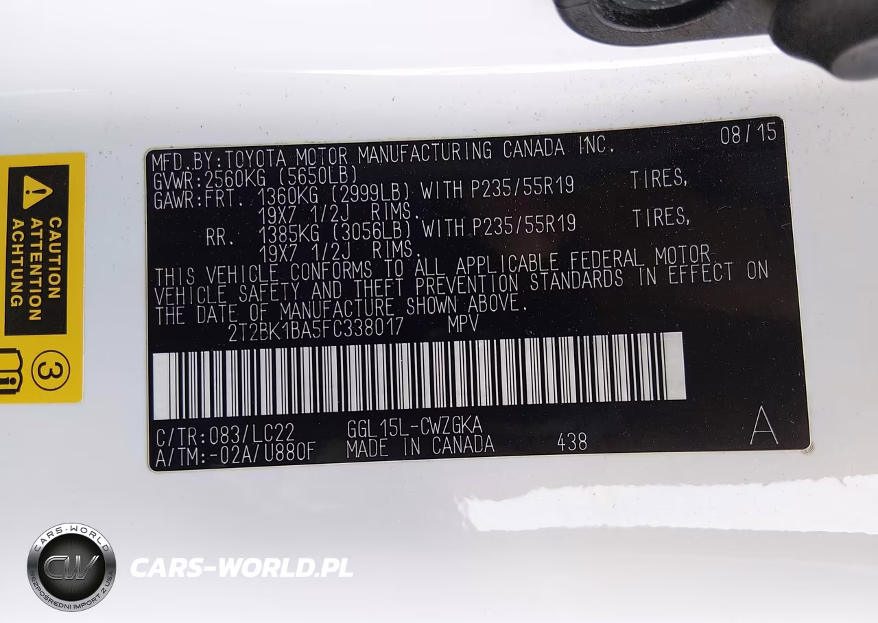 2015 Lexus Rx 350 F Sport VIN:2T2BK1BA5FC338017 - 9
