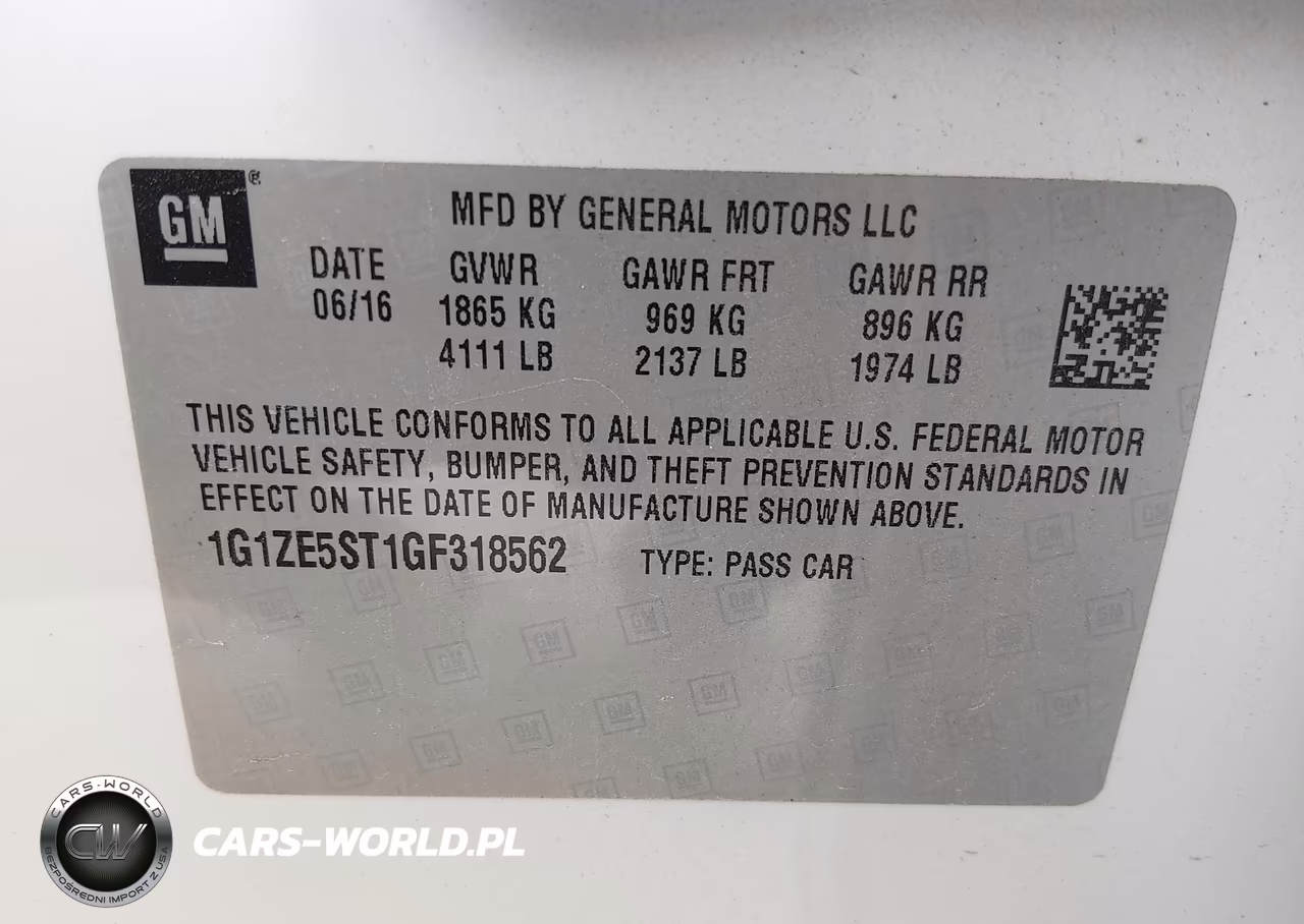 2016 Chevrolet Malibu 1Lt VIN:1G1ZE5ST1GF318562 - 9