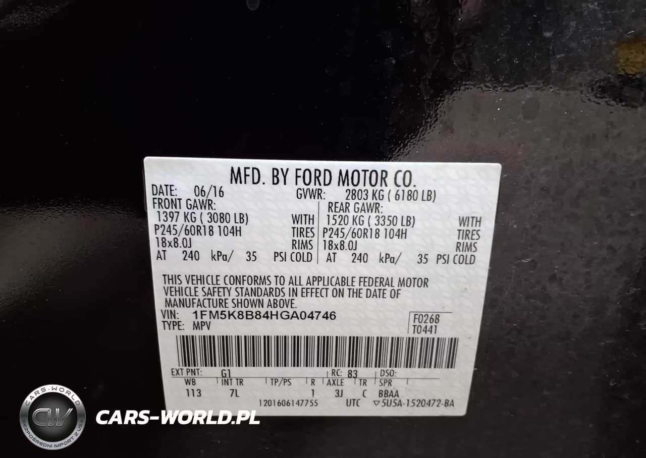 2017 Ford Explorer VIN:1FM5K8B84HGA04746 - 9