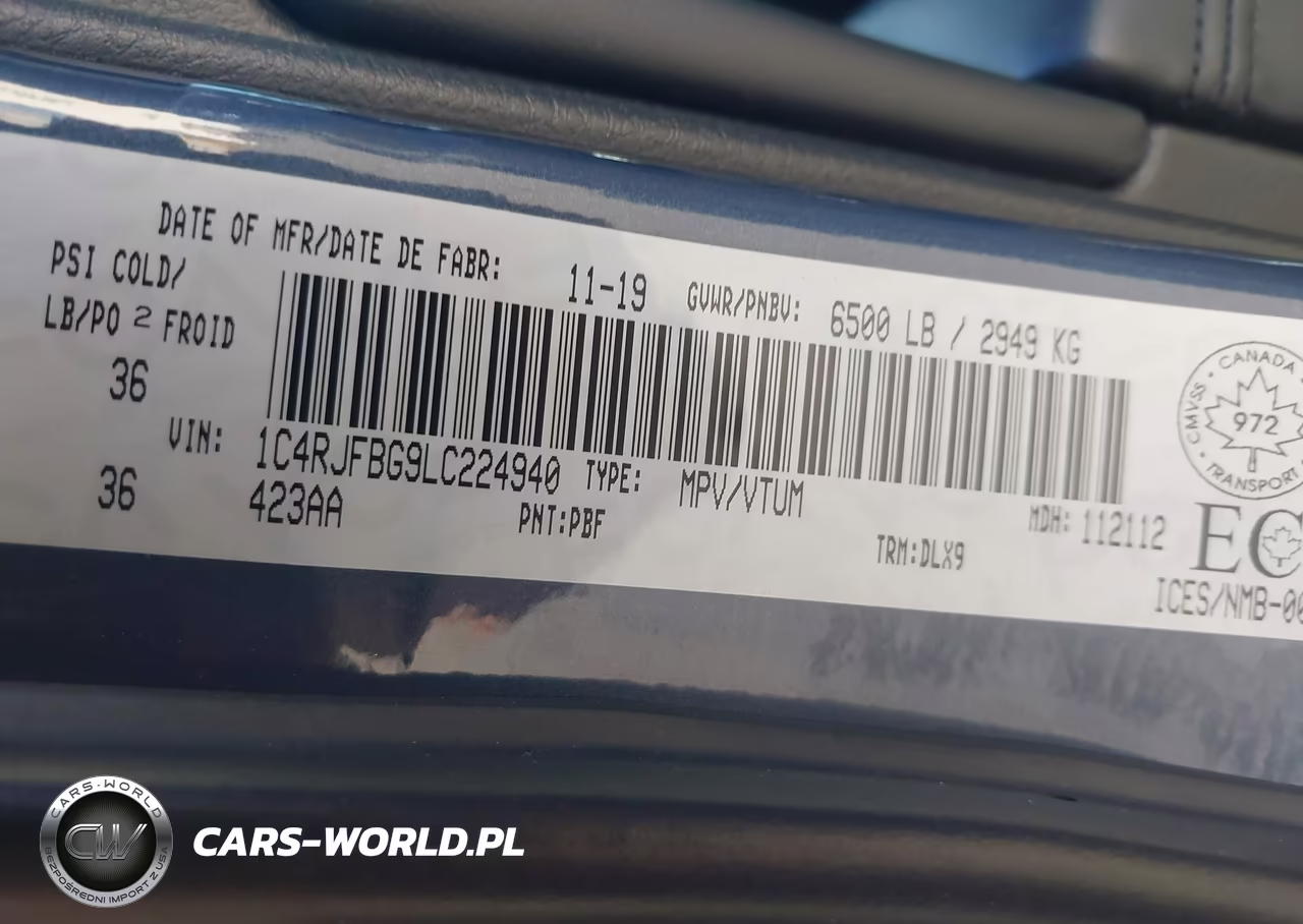 2020 Jeep Grand Cherokee Limited VIN:1C4RJFBG9LC224940 - 9