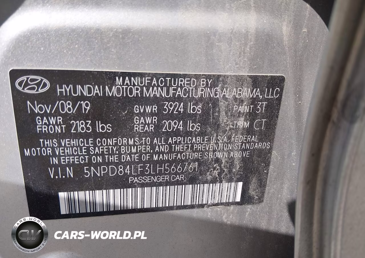 2020 Hyundai Elantra Sel VIN:5NPD84LF3LH566761 - 9