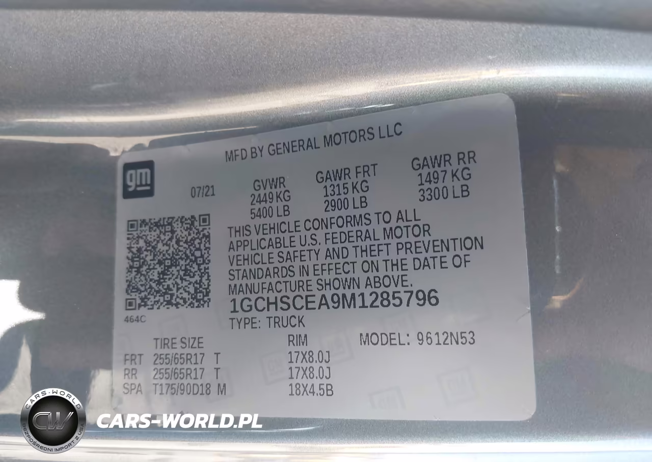 2021 Chevrolet Colorado 2Wd Long Box Lt VIN:1GCHSCEA9M1285796 - 9