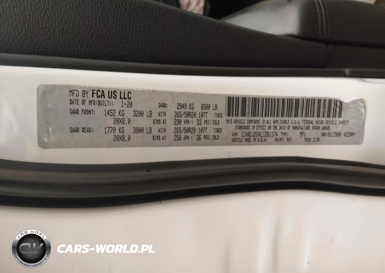 2020 Dodge Durango Gt Plus Awd VIN:1C4RDJDG4LC261174 - 9