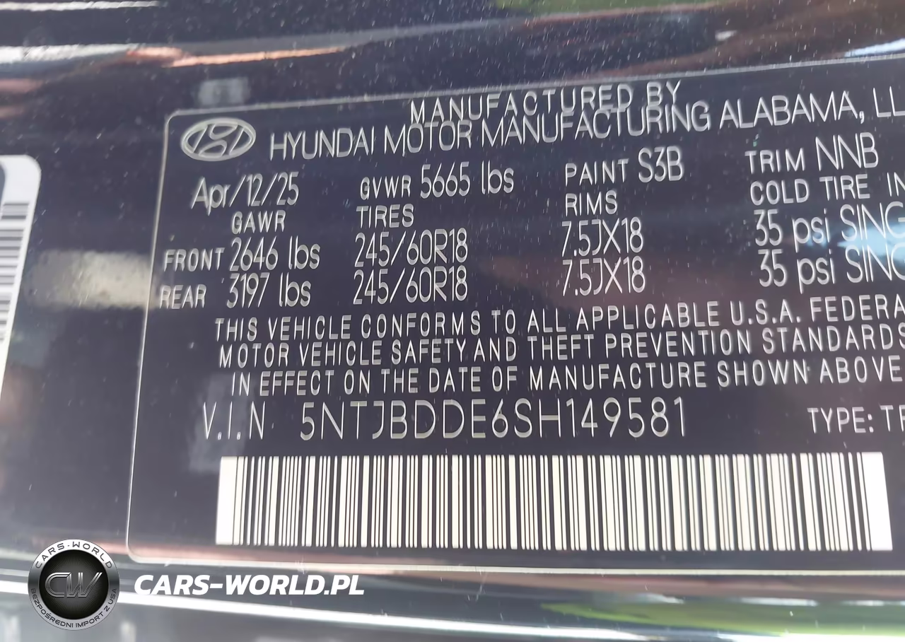 2025 Hyundai Santa Cruz Sel VIN:5NTJBDDE6SH149581 - 9