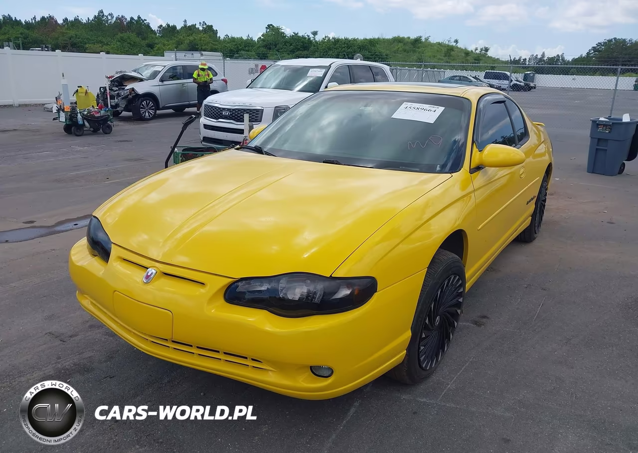 2003 Chevrolet Monte Carlo Ss VIN:2G1WX12K039156522 - 2