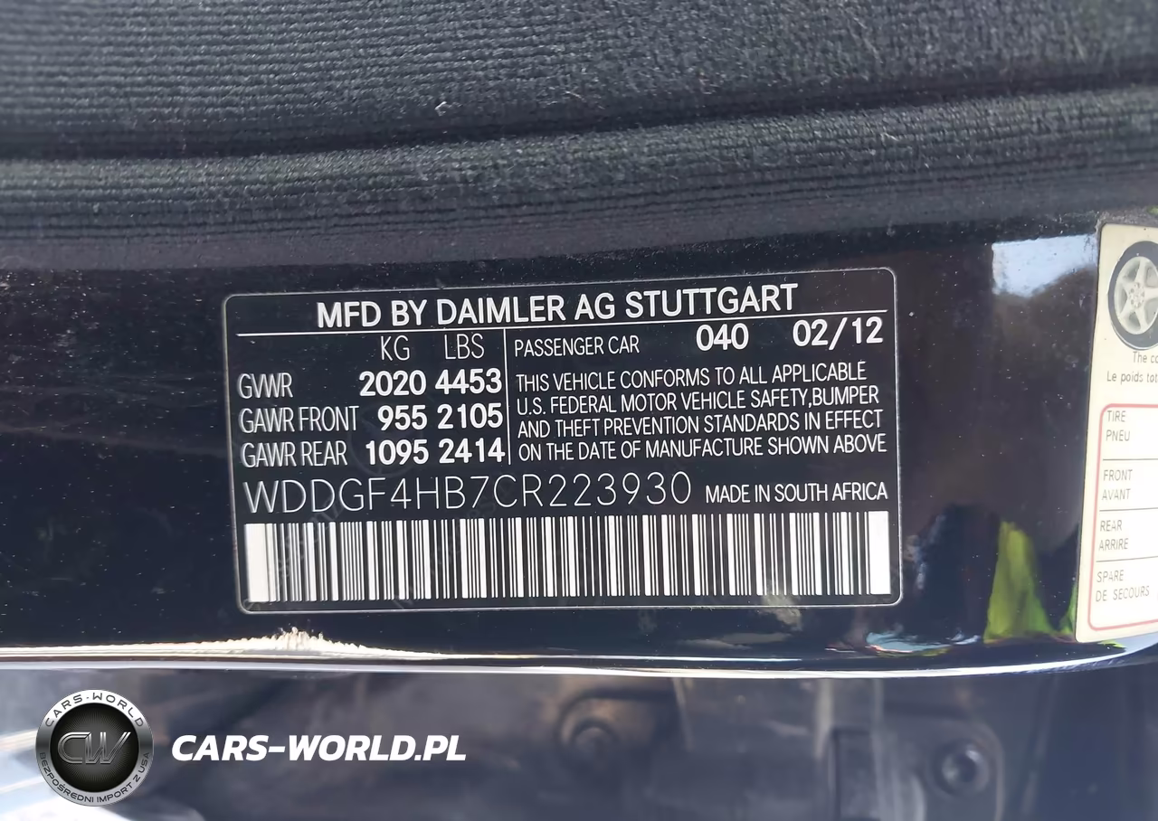 2012 Mercedes-Benz C 250 Sport VIN:WDDGF4HB7CR223930 - 9