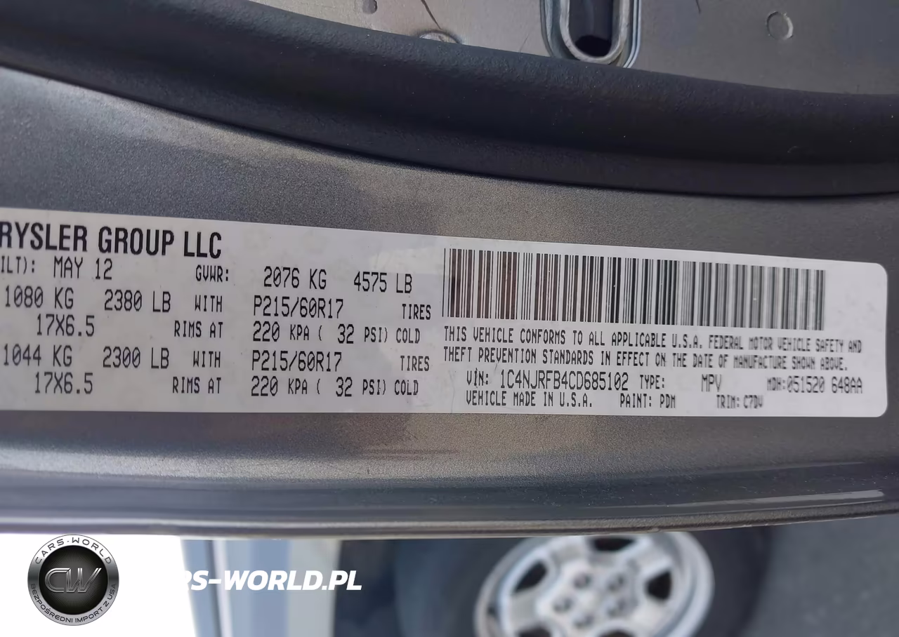 2012 Jeep Patriot Latitude VIN:1C4NJRFB4CD685102 - 9