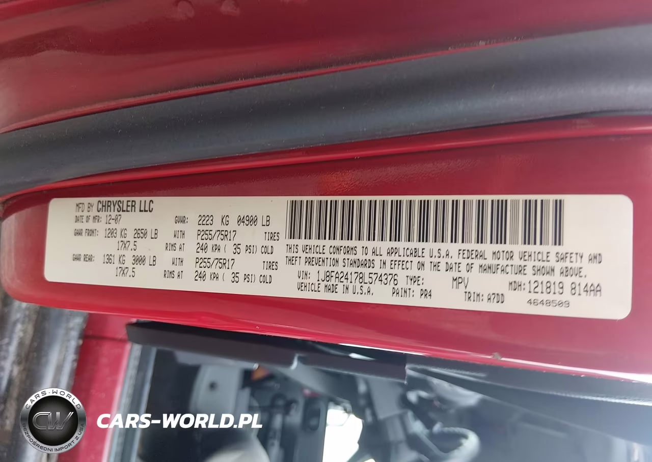 2008 Jeep Wrangler X VIN:1J8FA24178L574376 - 9