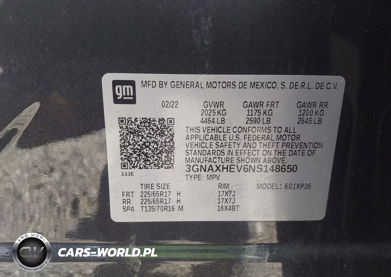 2022 Chevrolet Equinox Fwd Ls VIN:3GNAXHEV6NS148650 - 9