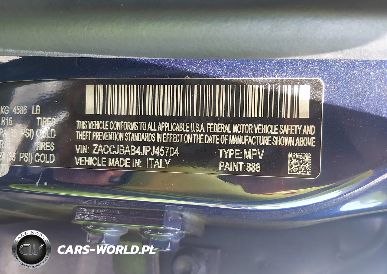 2018 Jeep Renegade Sport 4X4 VIN:ZACCJBAB4JPJ45704 - 9