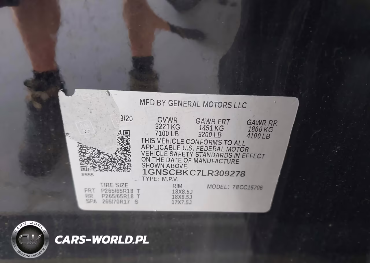 2020 Chevrolet Tahoe 2Wd Lt VIN:1GNSCBKC7LR309278 - 9