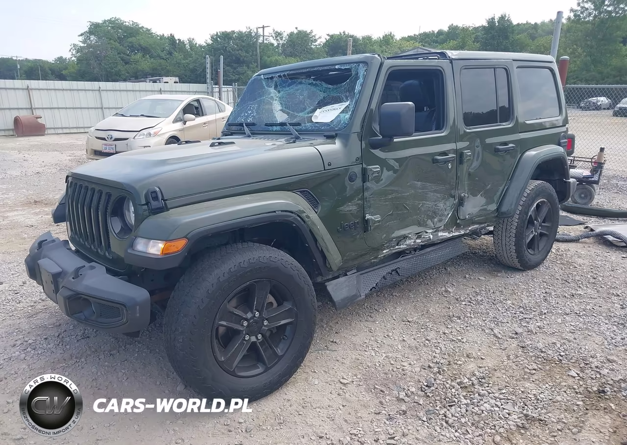 2022 Jeep Wrangler Unlimited Sahara Altitude VIN:1C4HJXEN6NW192784 - 2