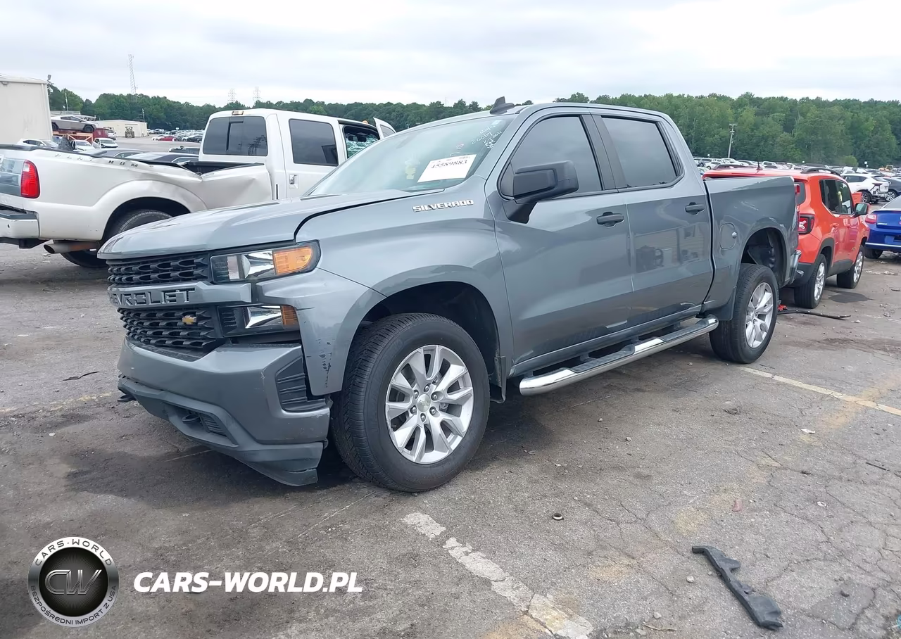 2020 Chevrolet Silverado 1500 2Wd Short Bed Custom VIN:3GCPWBEF7LG340011 - 2