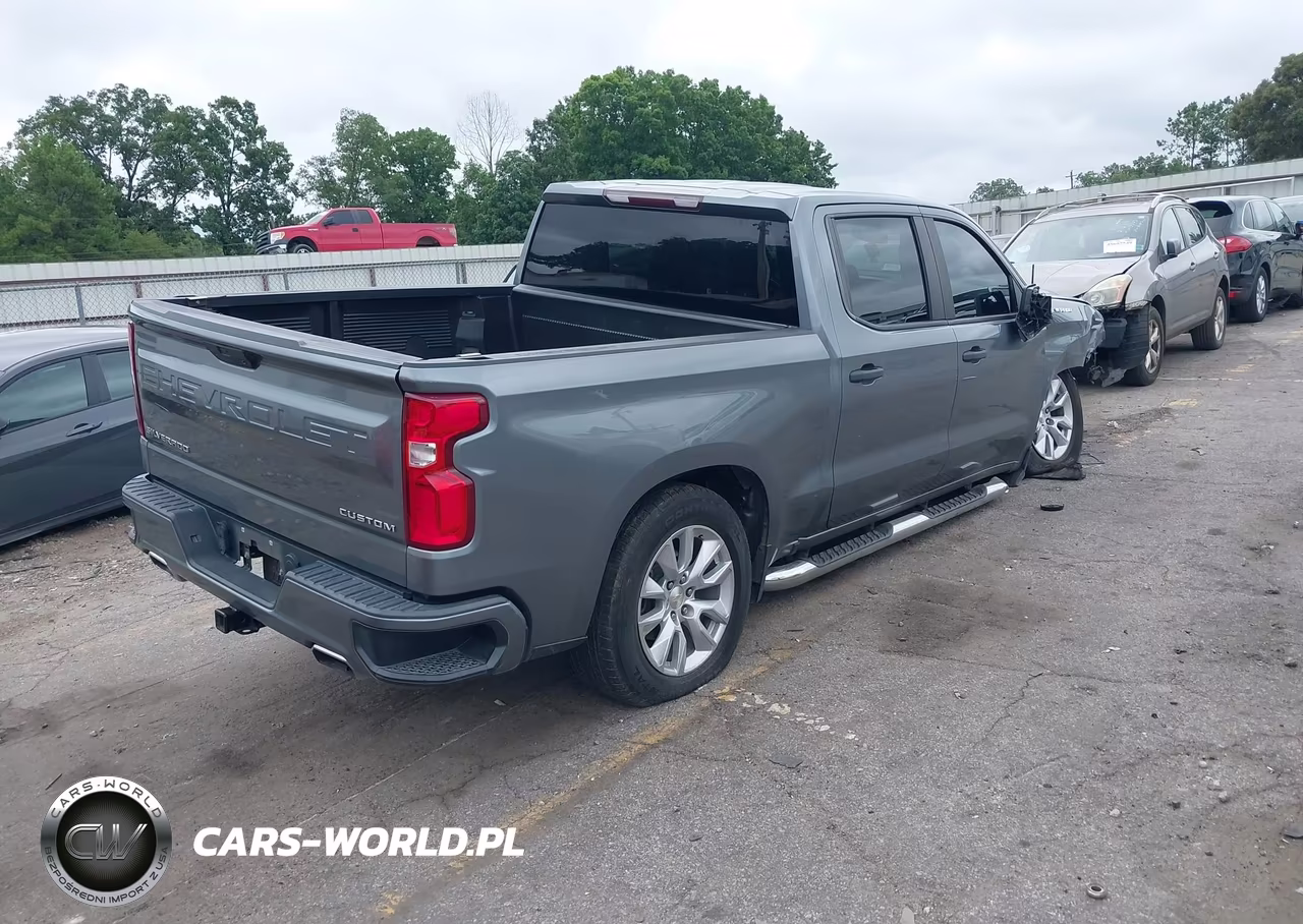2020 Chevrolet Silverado 1500 2Wd Short Bed Custom VIN:3GCPWBEF7LG340011 - 4
