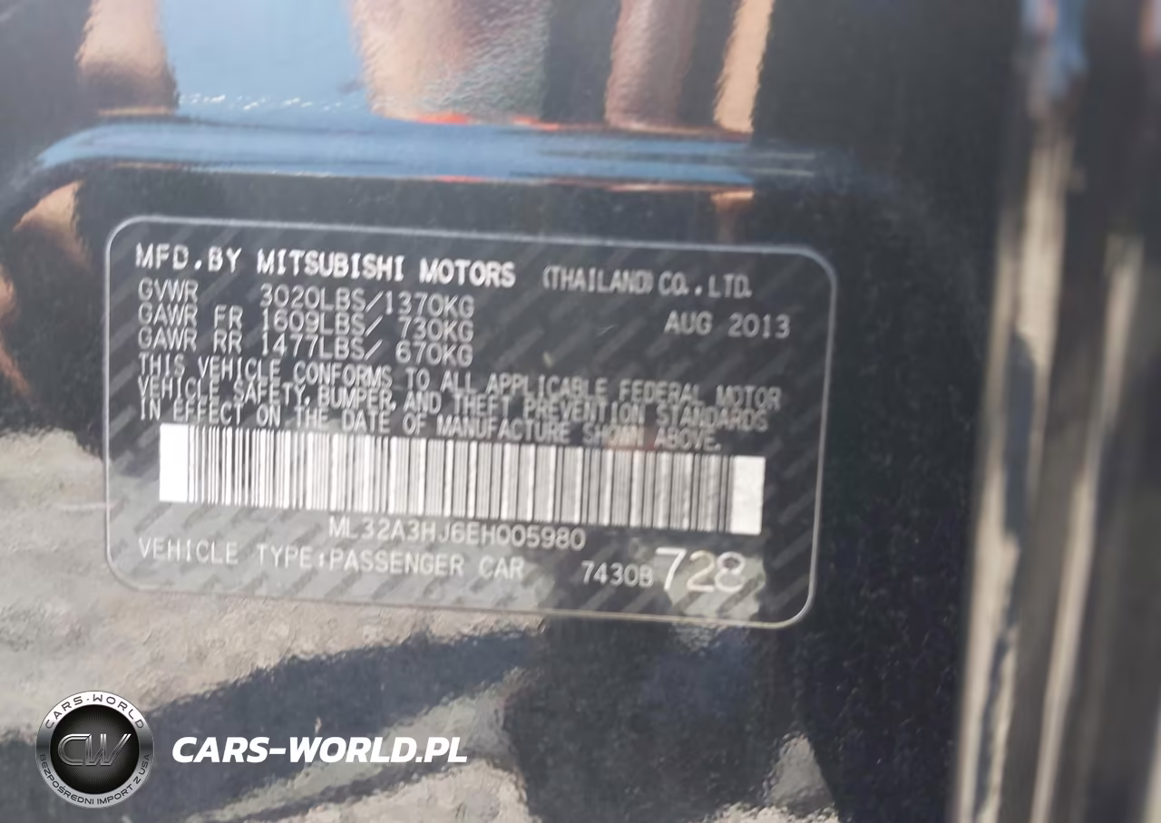 2014 Mitsubishi Mirage De VIN:ML32A3HJ6EH005980 - 9