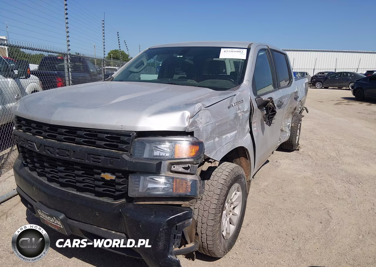 2022 Chevrolet Silverado 1500 Ltd 4Wd Standard Bed Wt VIN:1GCPYAEK9NZ233076 - 2
