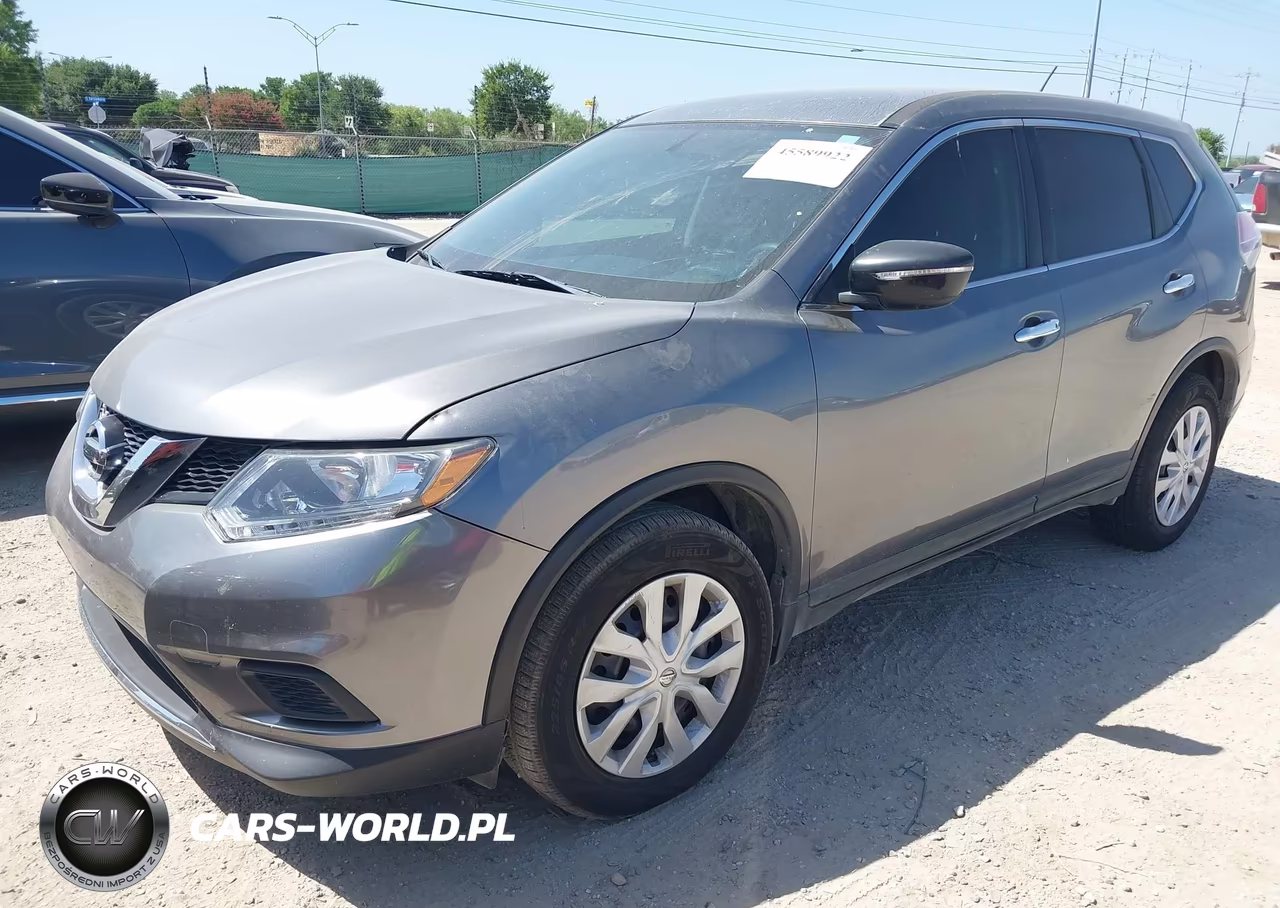 2015 Nissan Rogue S VIN:KNMAT2MV6FP526016 - 2