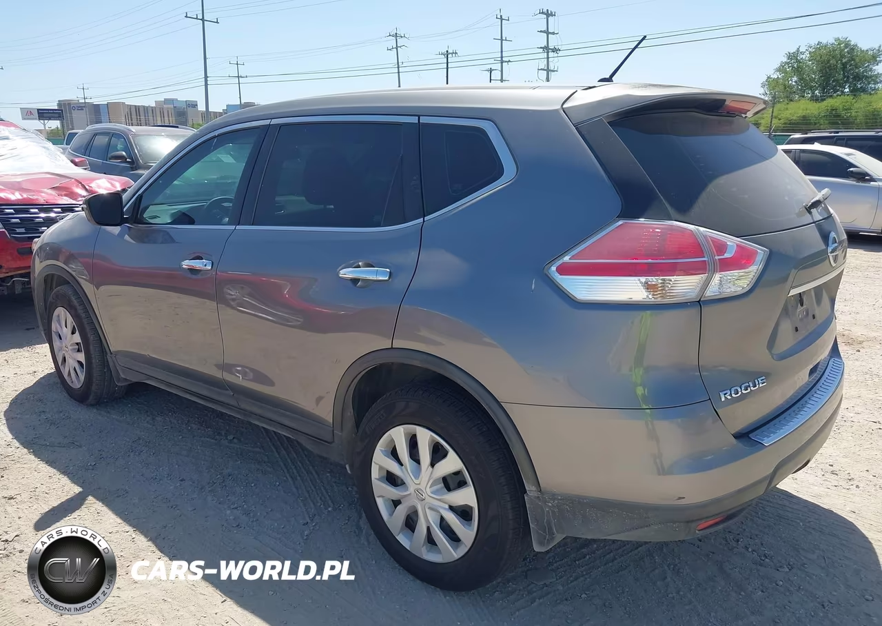 2015 Nissan Rogue S VIN:KNMAT2MV6FP526016 - 3