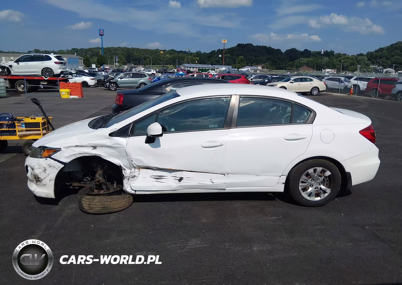 2012 Honda Civic Lx VIN:19XFB2F57CE089662 - 14