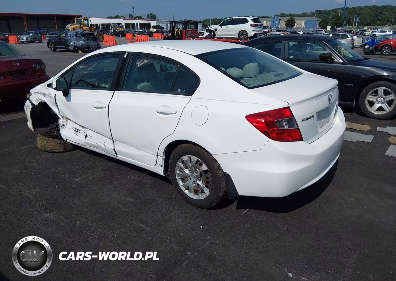 2012 Honda Civic Lx VIN:19XFB2F57CE089662 - 3