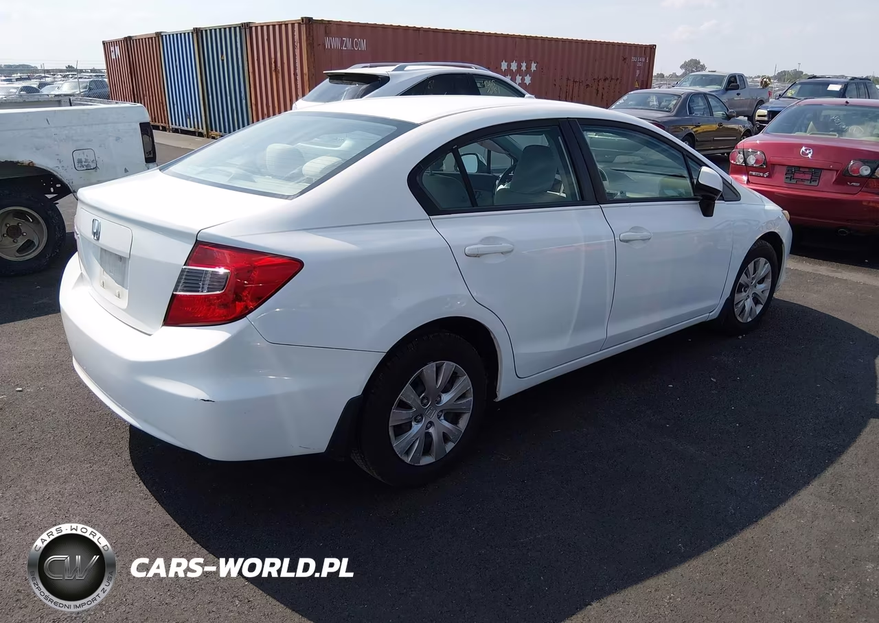 2012 Honda Civic Lx VIN:19XFB2F57CE089662 - 4