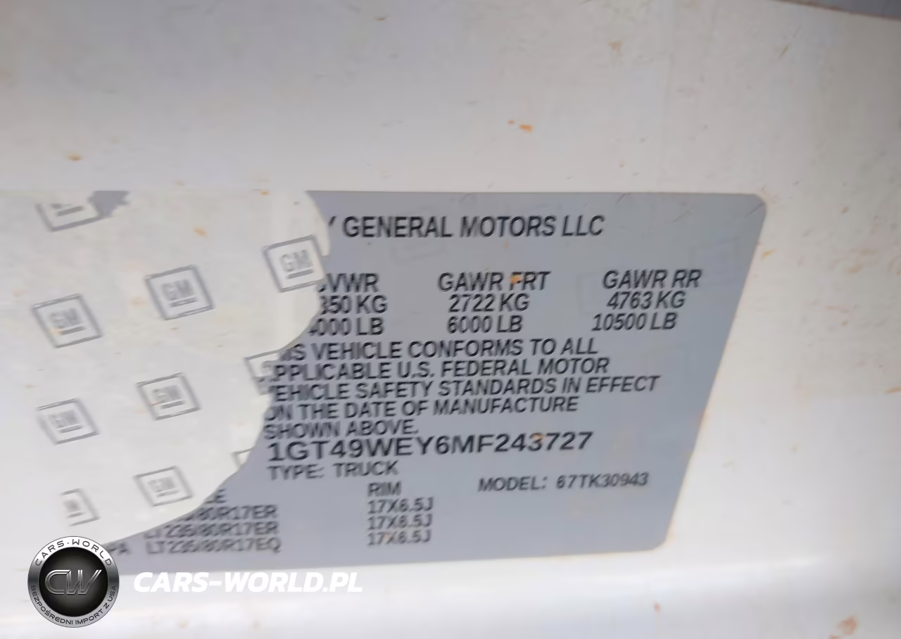 2021 GMC Sierra 3500Hd 4Wd Long Bed Denali VIN:1GT49WEY6MF243727 - 8